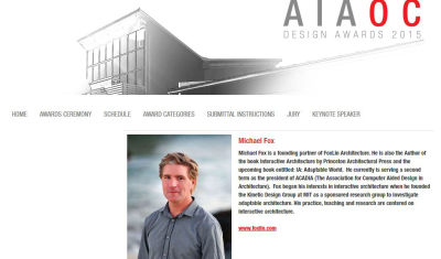 Orange County AIAOC Design Awards keynote speaker