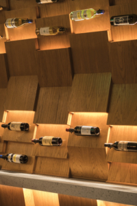 Two Left Forks Orange County Architectural Firm Wine Wall